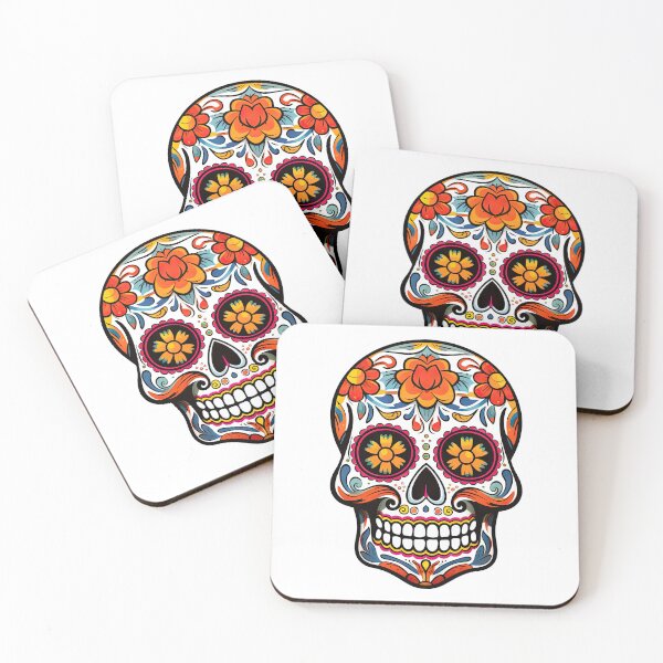 Item preview, Skull "Día de los Muertos" designed and sold by PixelPack Design.