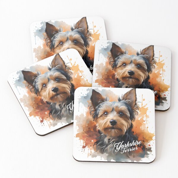 Item preview, Yorkshire Terrier, canine watercolors. 02 designed and sold by Ignacio Junquera.
