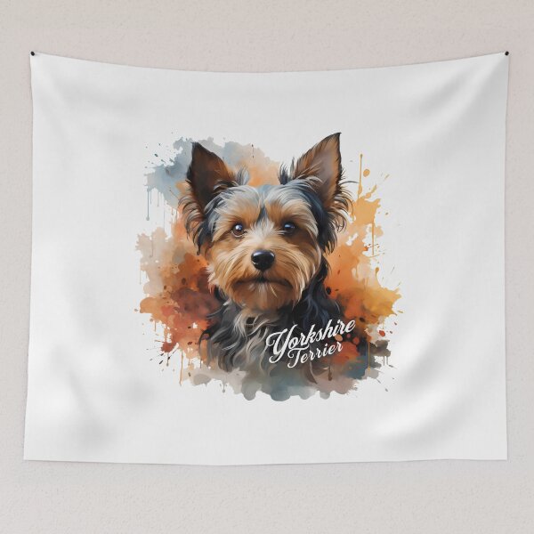Item preview, Yorkshire Terrier, canine watercolors. 02 designed and sold by Ignacio Junquera.