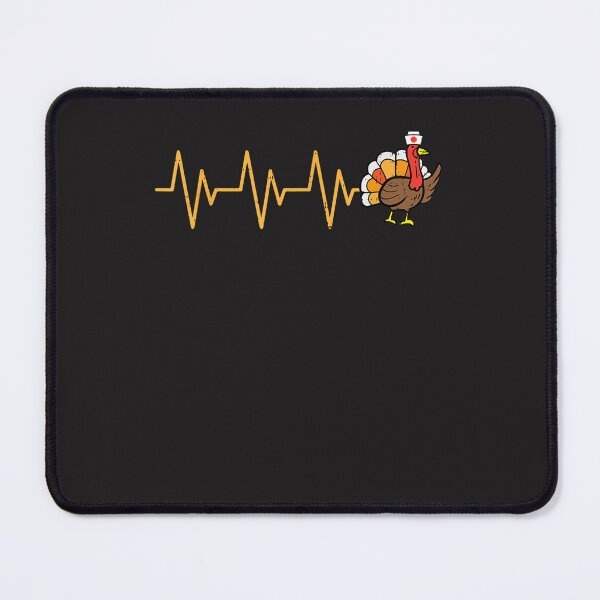 Item preview, Heartbeat Turkey Nurse Thanksgiving Scrub Top Fall RN ICU ER designed and sold by William Parker.