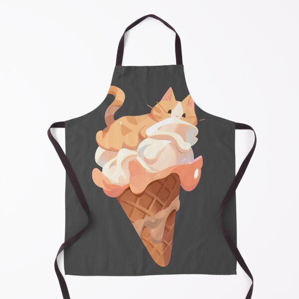 Item preview, Ice cream Cat - salted caramel Kitty cone designed and sold by Sara-Design2.