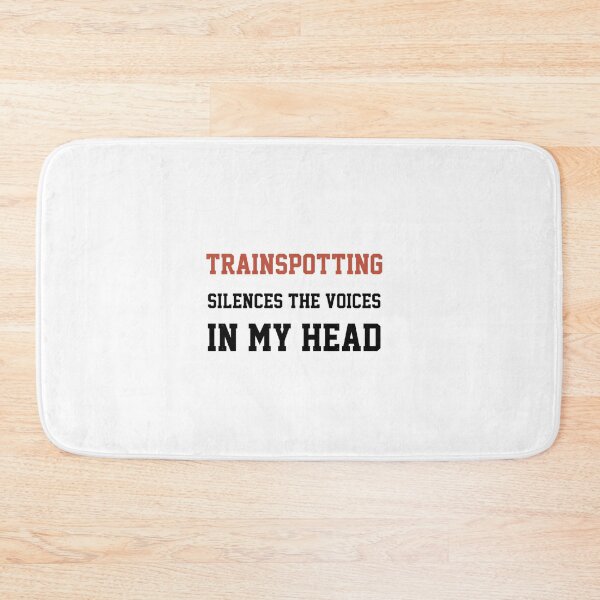 Item preview, Trainspotting Silences The Voices In My Head designed and sold by WILLArtCrafts.