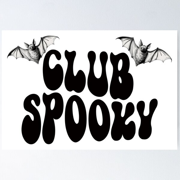 Item preview, Club Spooky, Halloween, by DAM Creative, designed and sold by DAM Creative ⭐⭐⭐⭐⭐.