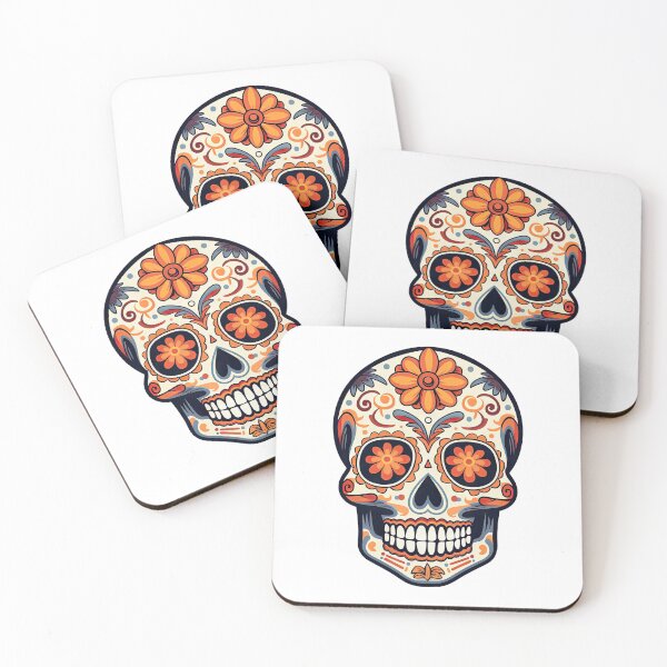 Item preview, Skull "Día de los Muertos" designed and sold by PixelPack Design.