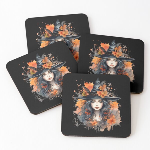 Item preview, Beautiful Witch Halloween Witch Watercolor Style designed and sold by AnnaMDesign.
