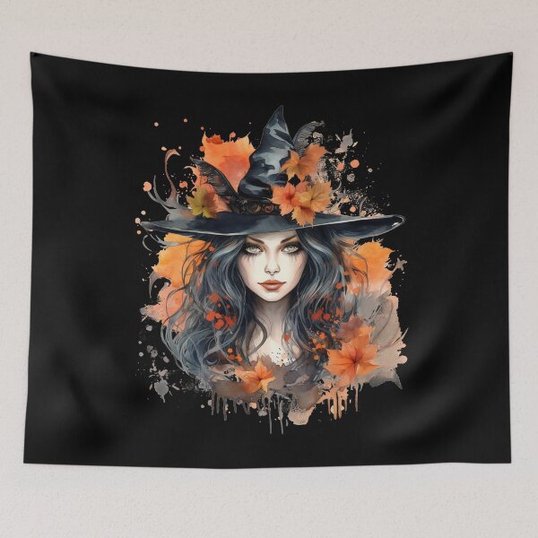 Item preview, Beautiful Witch Halloween Witch Watercolor Style designed and sold by AnnaMDesign.