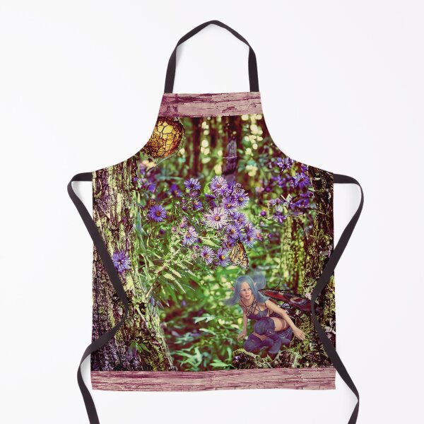 Item preview, Sprite, Asters and Monarch in Enchanted Woodland designed and sold by Paula B.