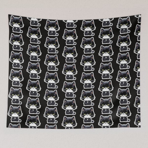 Item preview, Angry Cat Print Product designed and sold by shineslush.