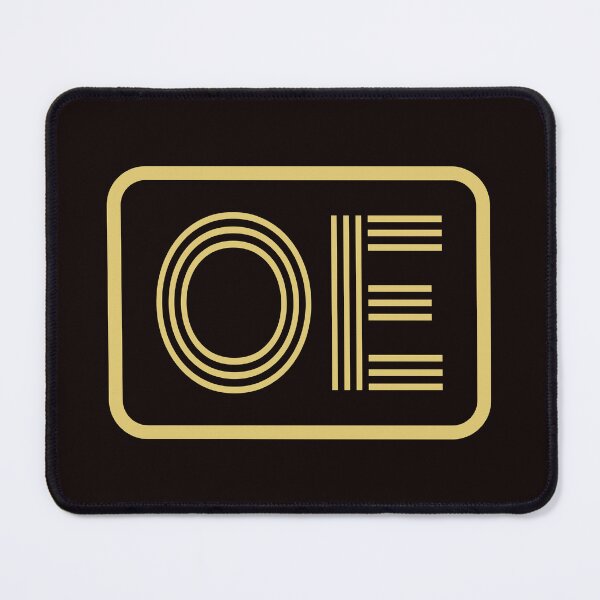 Item preview, OE Initials Gold Geometric Letters designed and sold by Jeallan Designs.