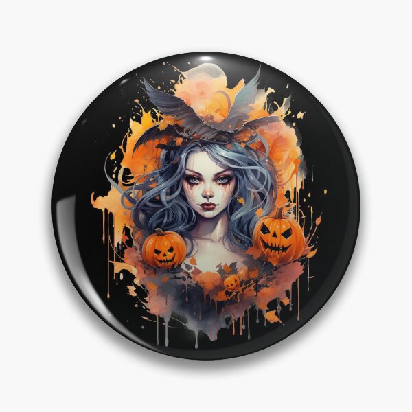 Artikelvorschau, Wunderschöner Hexen-Halloween-Hexen-Aquarell-Stil entworfen und verkauft von AnnaMDesign.