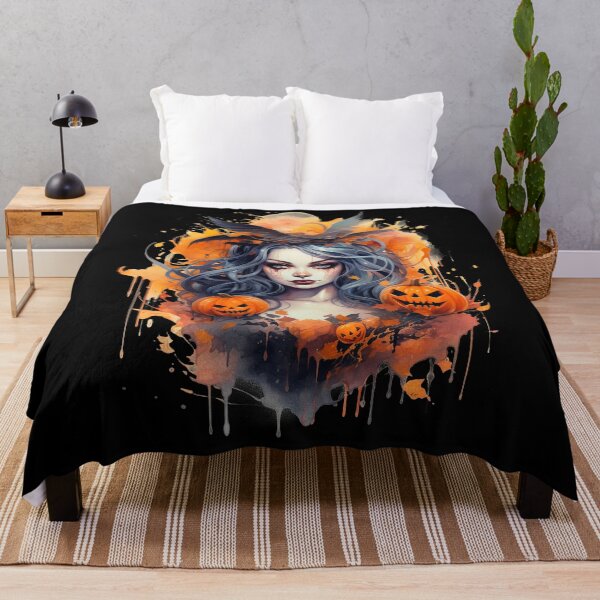 Item preview, Beautiful Witch Halloween Witch Watercolor Style designed and sold by AnnaMDesign.