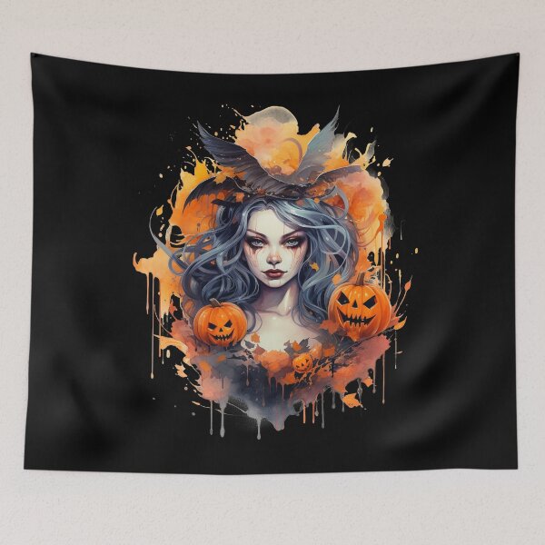 Item preview, Beautiful Witch Halloween Witch Watercolor Style designed and sold by AnnaMDesign.