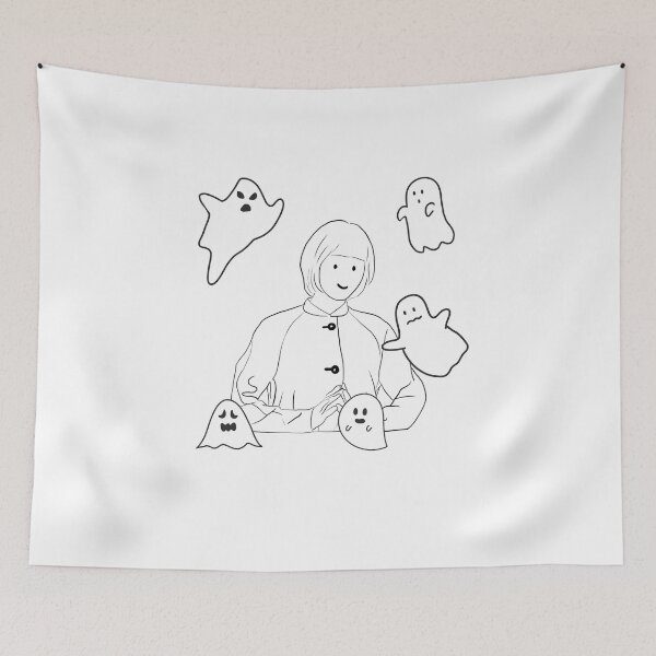 Item preview, Extraordinary attorney & White cute ghost background designed and sold by paintingtour.