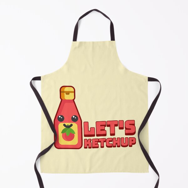Item preview, Let's Ketchup! Cute and Punny Ketchup Bottle Cartoon designed and sold by PMCreative.