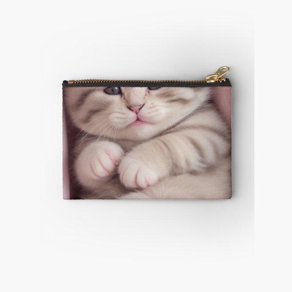 Item preview, Chubby kitten with pink designed and sold by m-y-A-I-A-R-T-.