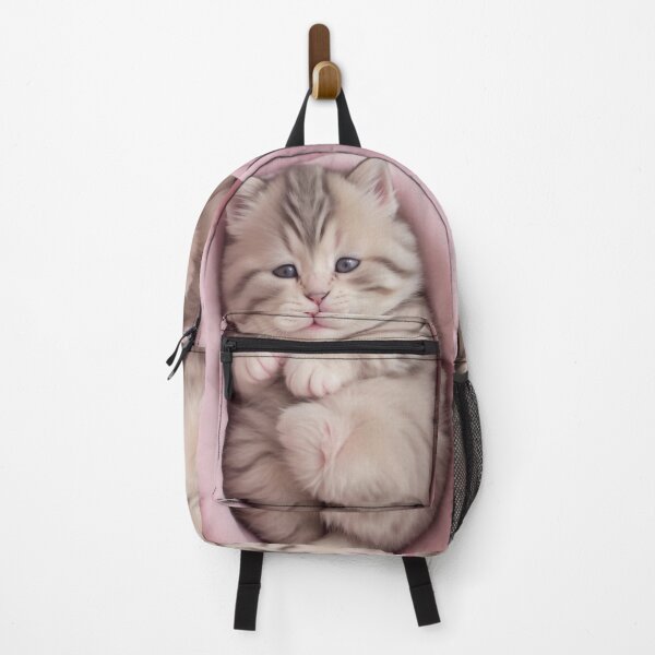 Item preview, Chubby kitten with pink designed and sold by M-Y-A-R-T-.