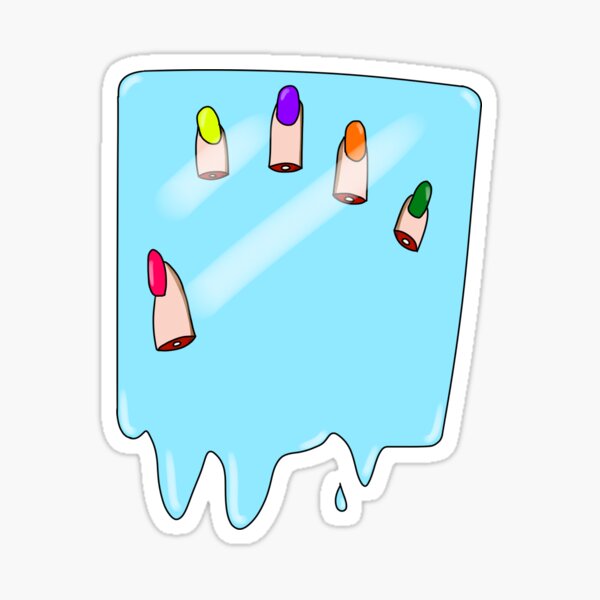 Dexter Frozen Hand - Ice Truck Killer Fan Art Sticker