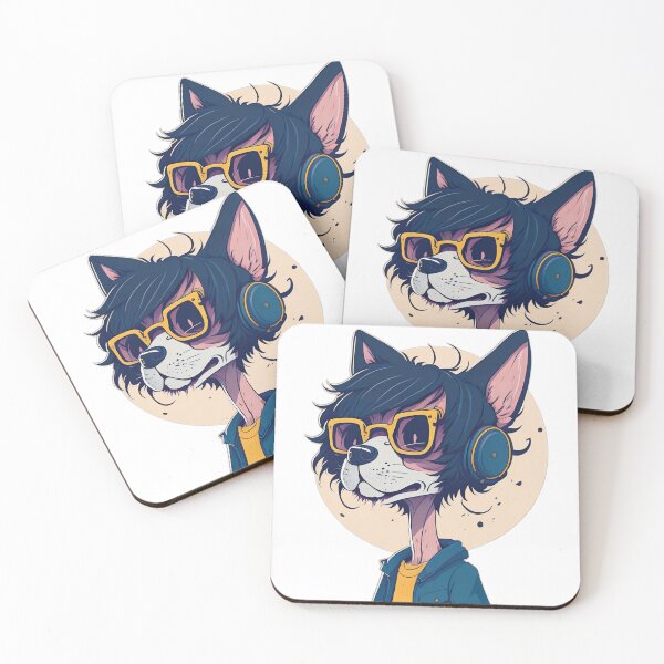 Item preview, Headphone dog art classic  designed and sold by tharaka-merch.