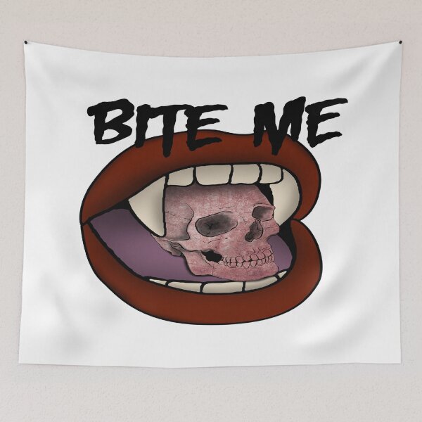 Item preview, Bite Me -  Vampire Lips - Halloween Skull designed and sold by davidmurtagh.