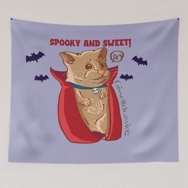 Item preview, Little vampire mouse, spooky and sweet halloween designed and sold by gisselldrawn.