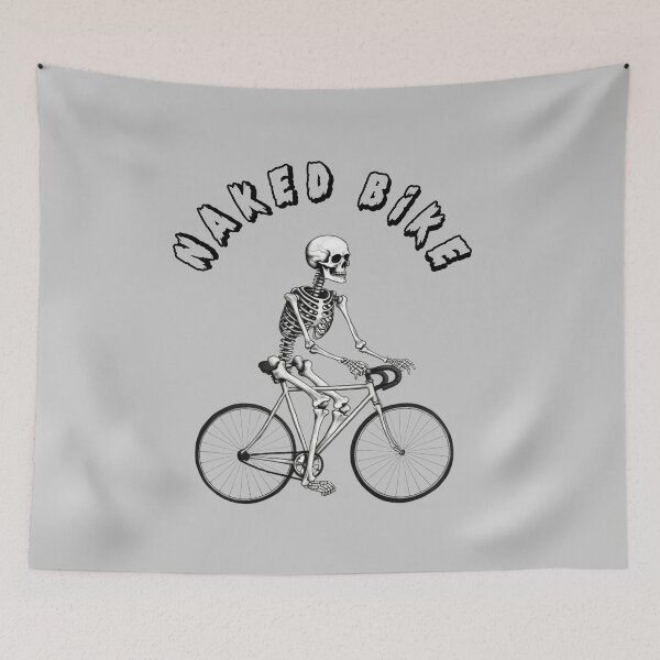 Item preview, Naked Bike, Skeleton on a Bike Trip designed and sold by Hibiskusmond.