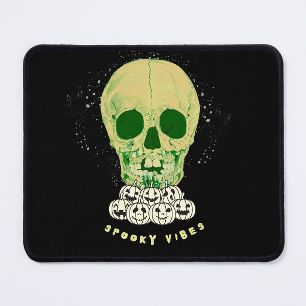 Item preview, Halloween Design Spooky Vibes - Skull with Exposed Teeth in Terrifying colors - pop art designed and sold by Carola-art.