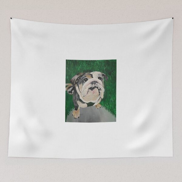 Item preview, Crixus the English Bulldog designed and sold by beckytarbox.