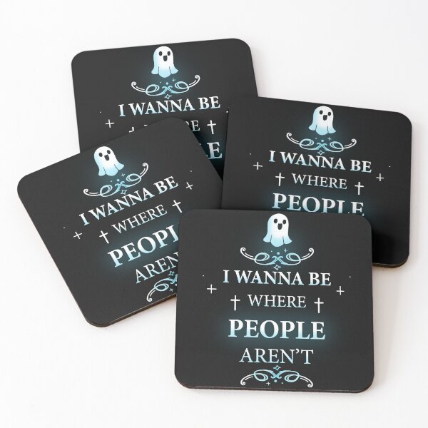 Item preview, I Wanna be where People Aren't designed and sold by VallinArt.