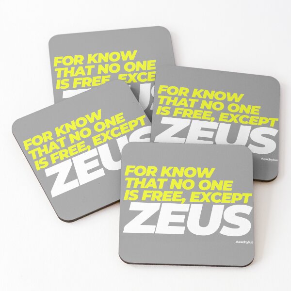 Item preview, No one is free, except zeus designed and sold by Iko.
