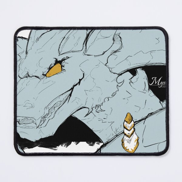 Item preview, Mainty meets a Dragon gold and grey designed and sold by Meraki Goya.