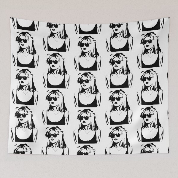 Item preview, Blondie Pop Art, Monochrome, Female Silhouette, Uk, Music, Parallel Lines designed and sold by ephyr-ommers.