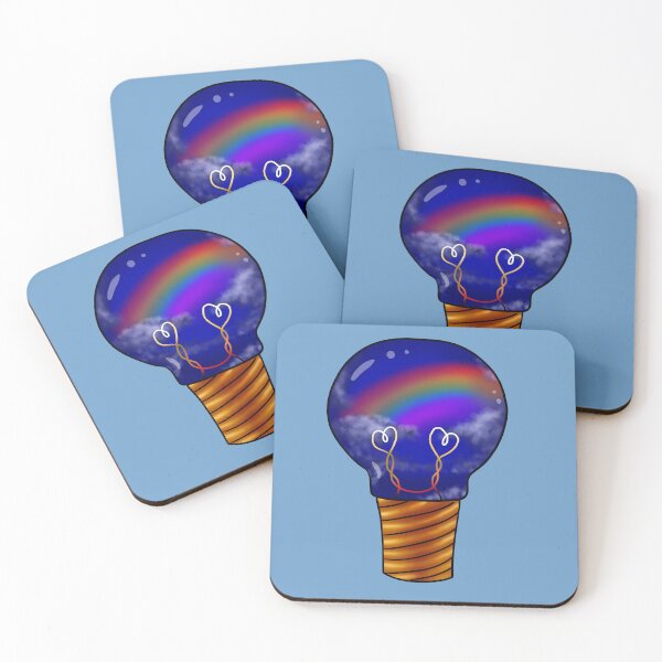 Item preview, Rainbow Trapped in a Lightbulb designed and sold by AvalonUnmuzzled.
