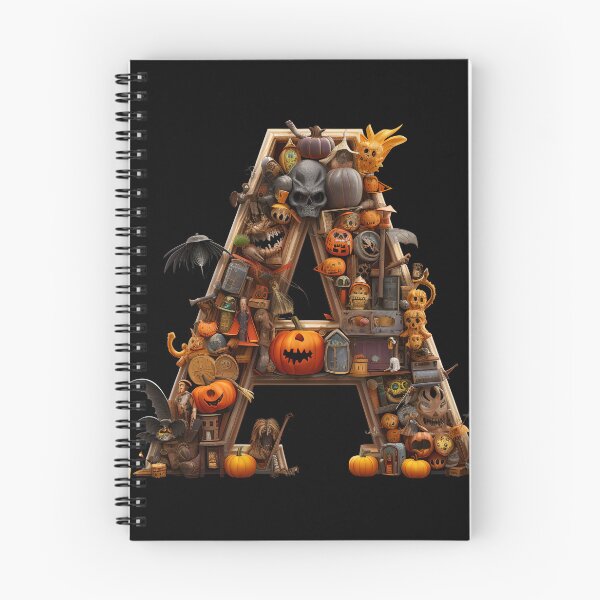 Item preview, Letter A Halloween Initial designed and sold by EnigmaStitcher.