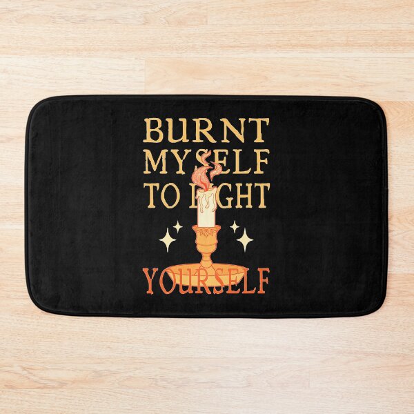 Item preview, Burnt Myself to Light Yourself | Lit Candle designed and sold by ObsidianDaz.