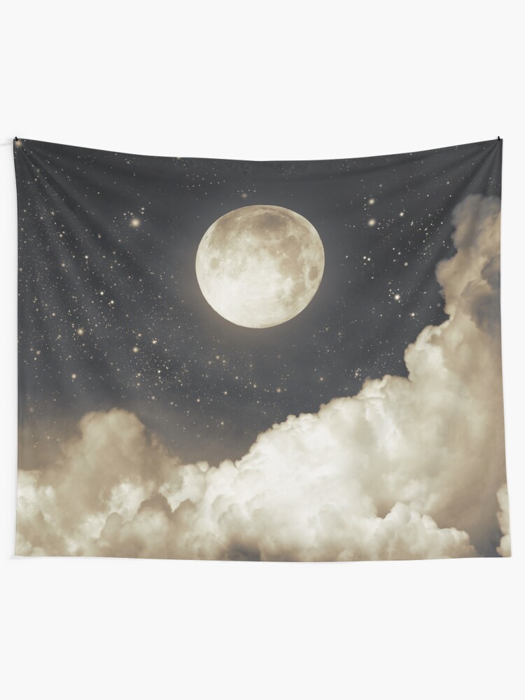 Alternate view of Touch of the moon I Tapestry
