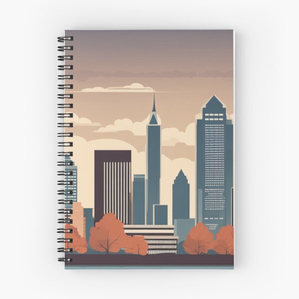 Item preview, Urban Dreamscape: Atlanta in captivating Flat Design designed and sold by S32Landscapes.