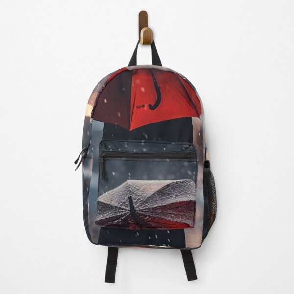 Item preview, Winter red umbrella print designed and sold by dcrc.