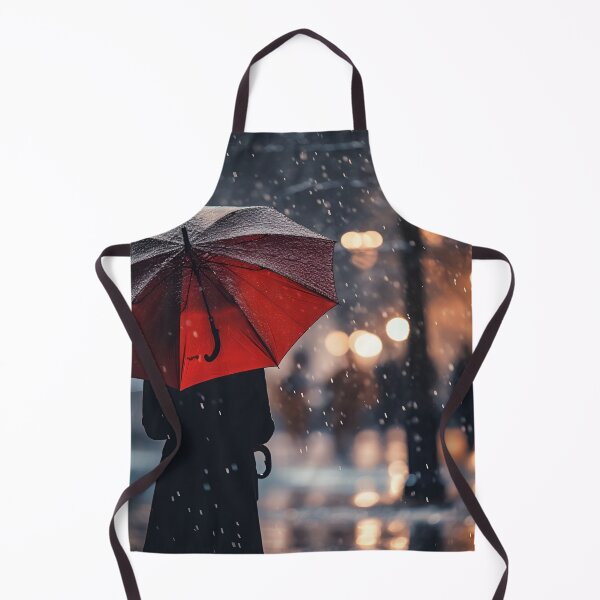 Item preview, Winter red umbrella print designed and sold by dcrc.