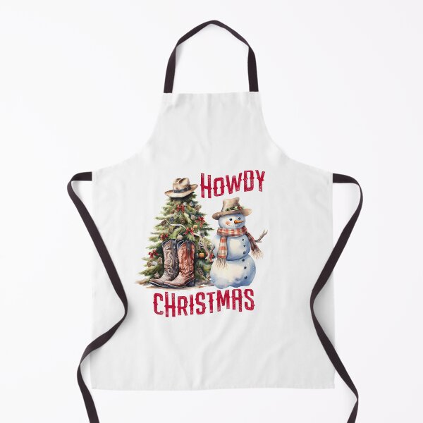 Item preview, Howdy Christmas Western Cowboy Snowman designed and sold by ColorFlowArt.