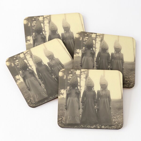 Item preview, Group in Wicker Masks designed and sold by dcrc.