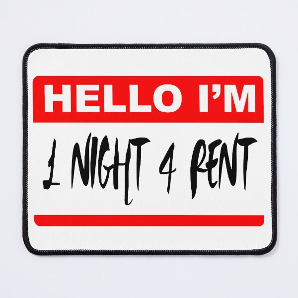 Item preview, I Am 1 Night 4 Rent; designed and sold by StickerApe.