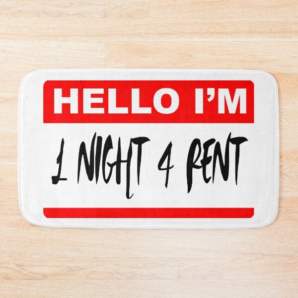 Item preview, I Am 1 Night 4 Rent; designed and sold by StickerApe.