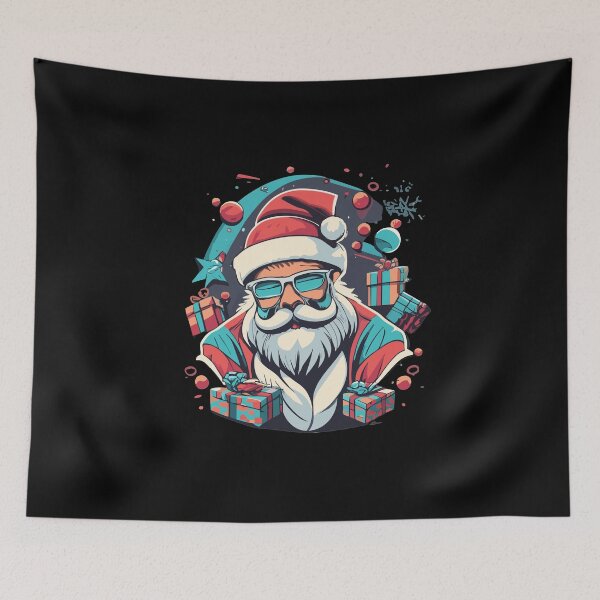 Item preview, Funky Cyberpunk Santa designed and sold by Joy Poddar.