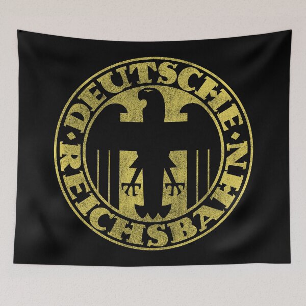Item preview, Deutsche Reichsbahn German Steam Railway Monogram Logo designed and sold by Maljonic.