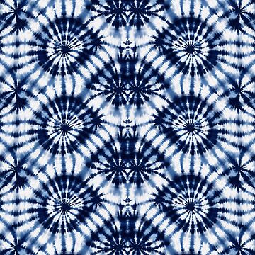 Artwork thumbnail, Spin Shibori Indigo by Nina May Designs