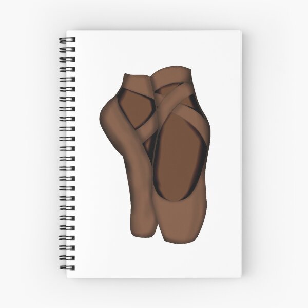 Item preview, Brown Pointe shoes on feet designed and sold by threadconnect.