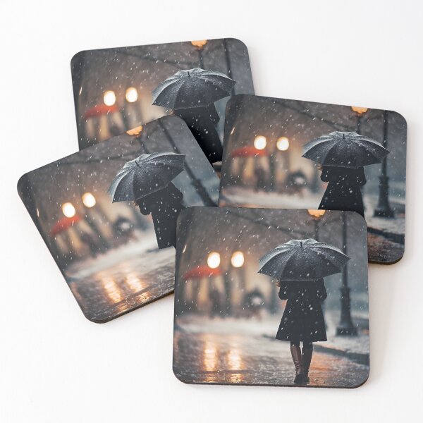 Item preview, A Winter walk in the rain print designed and sold by dcrc.