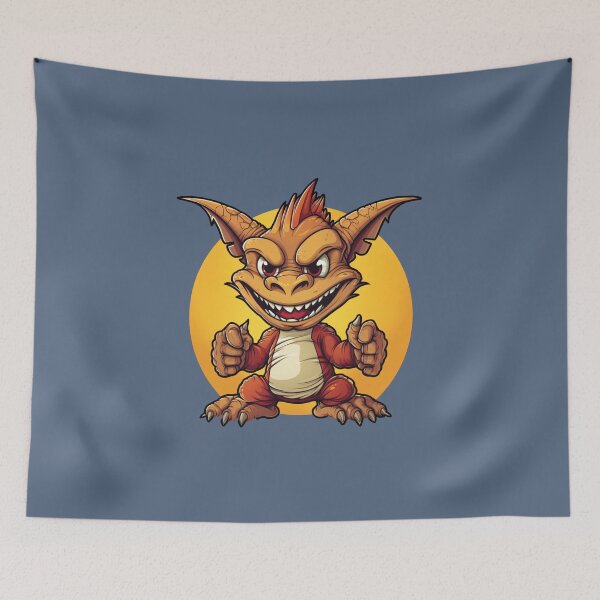 Item preview, Sunny Kobold: Cheerful Emblem in Warm Hues designed and sold by Juuskus.