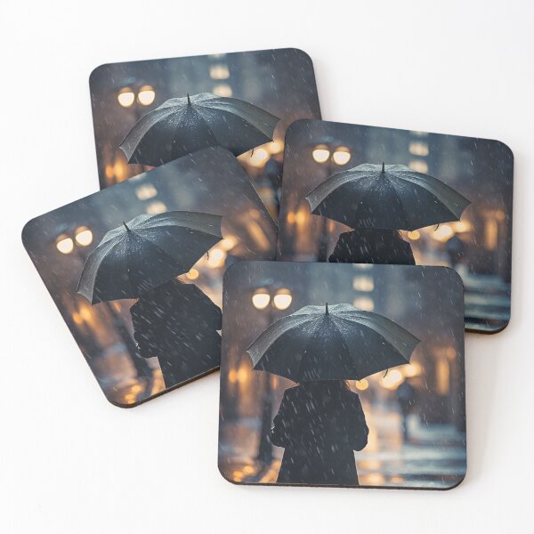 Item preview, a winter walk in the rain designed and sold by dcrc.