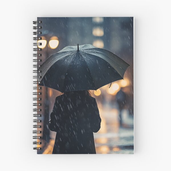 Item preview, a winter walk in the rain designed and sold by dcrc.